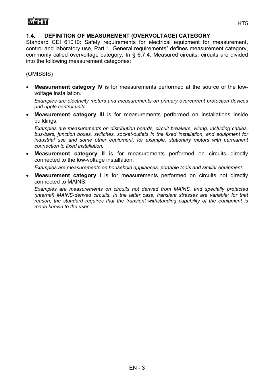 HT instruments HT5 User Manual | Page 4 / 12