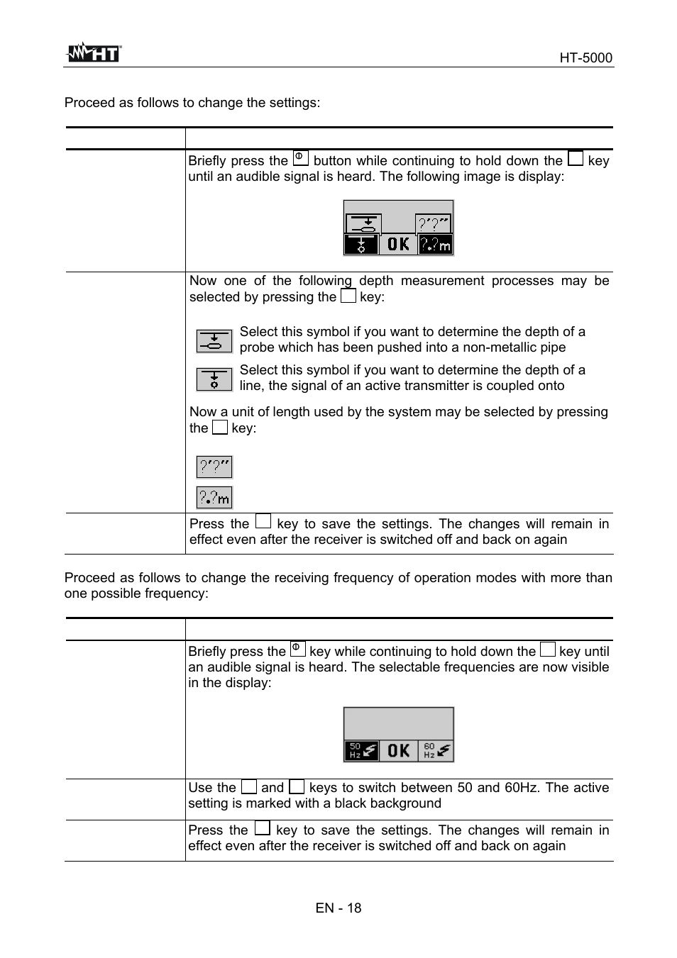 HT instruments HT5000 User Manual | Page 19 / 31