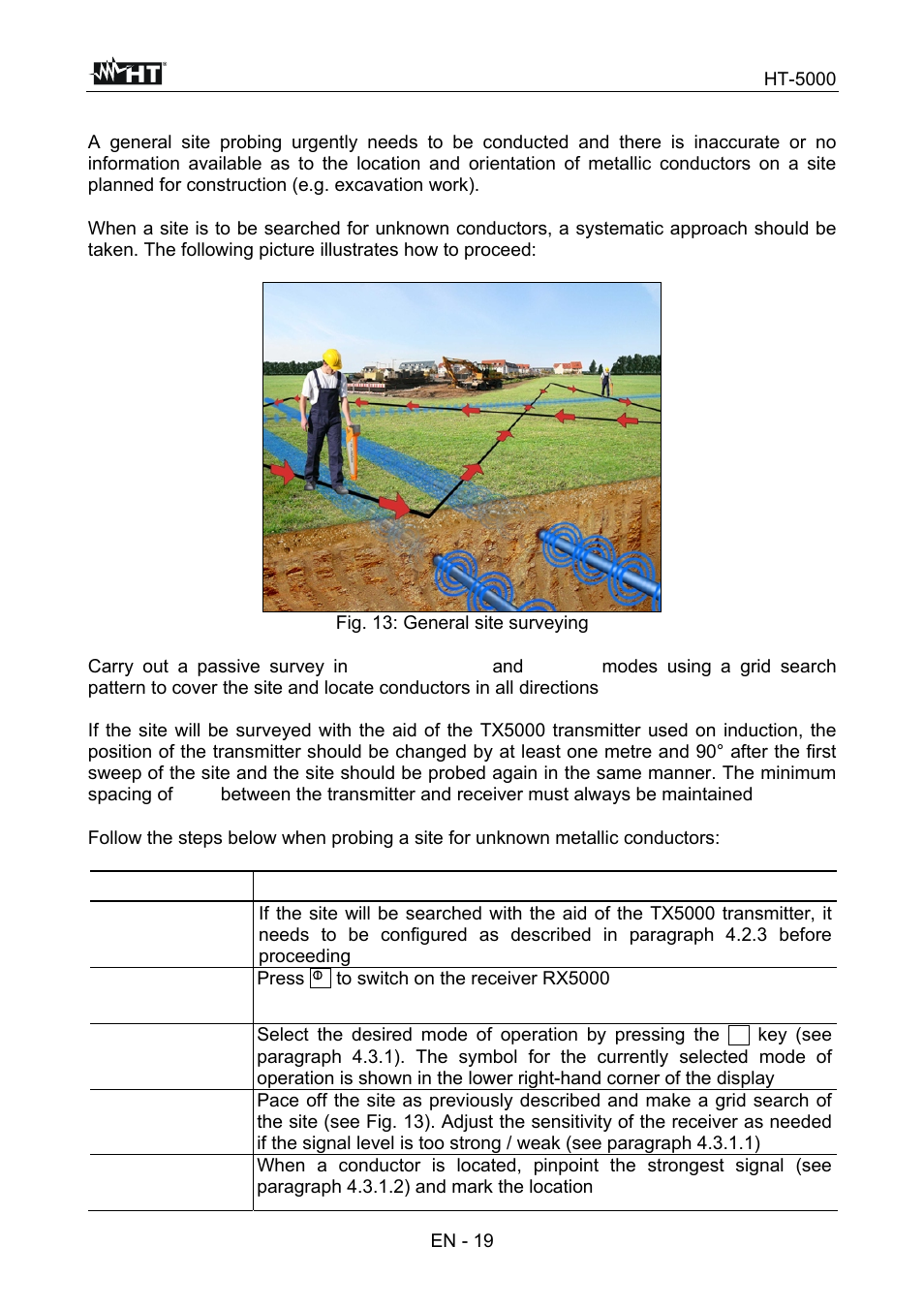 HT instruments HT5000 User Manual | Page 20 / 31