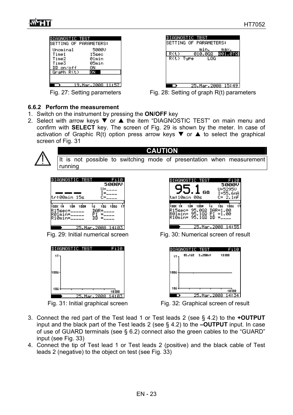 HT instruments HT7052 User Manual | Page 25 / 120