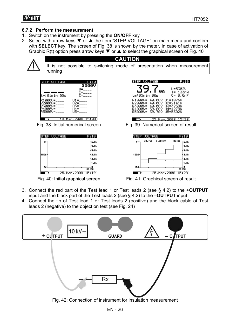 HT instruments HT7052 User Manual | Page 28 / 120