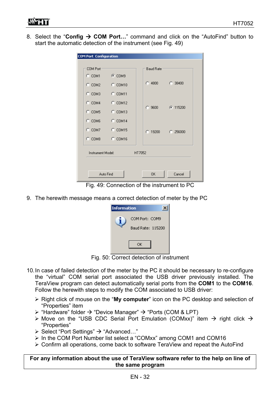 HT instruments HT7052 User Manual | Page 34 / 120