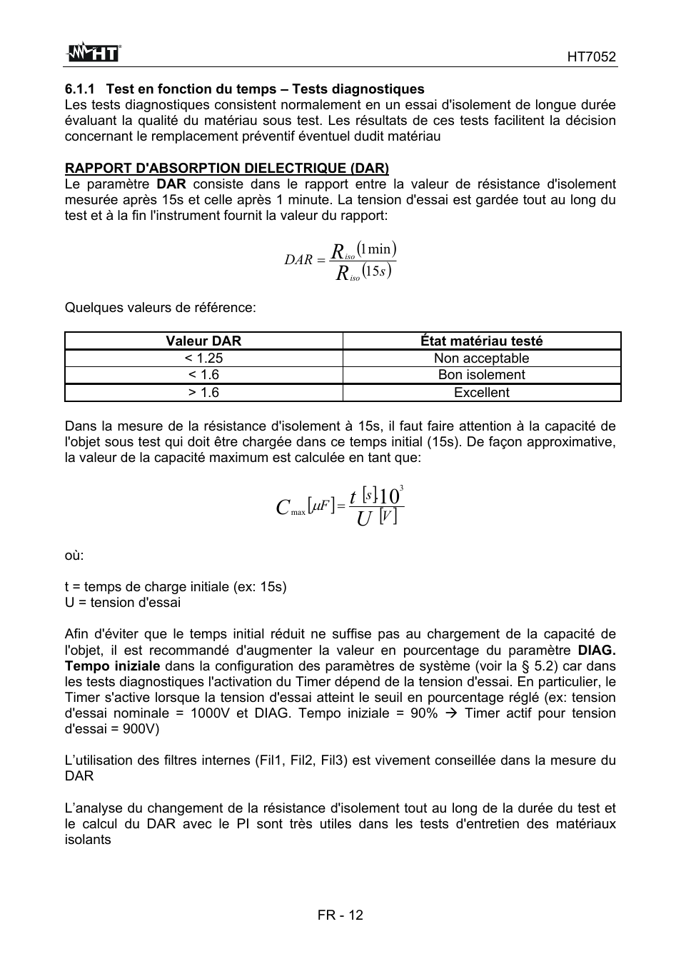 Ut c 10 | HT instruments HT7052 User Manual | Page 94 / 120