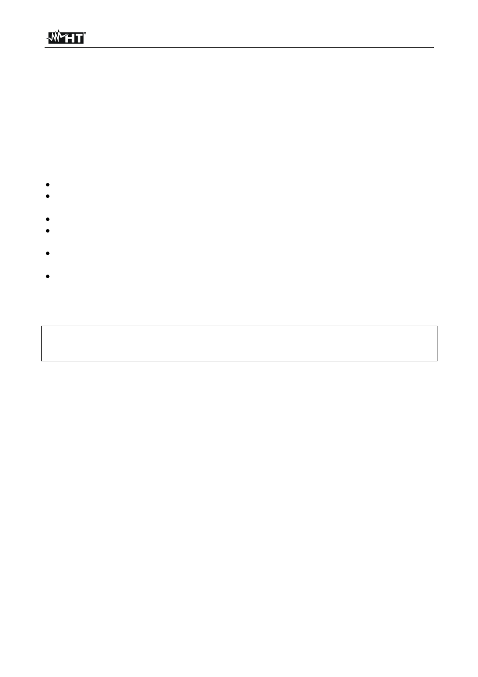 HT instruments HT77N User Manual | Page 14 / 14