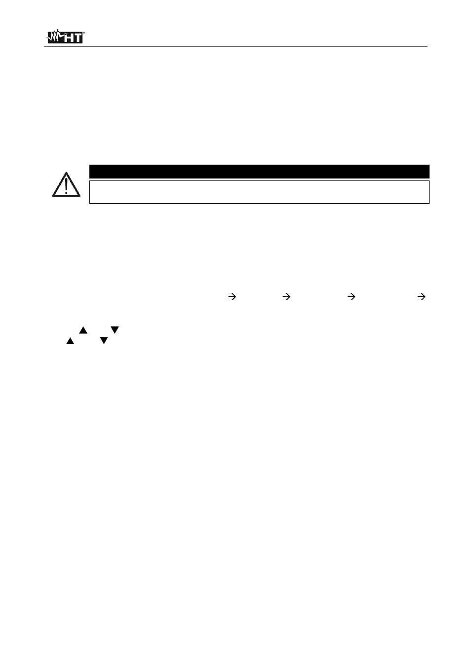 Caution | HT instruments HT8000 User Manual | Page 7 / 16