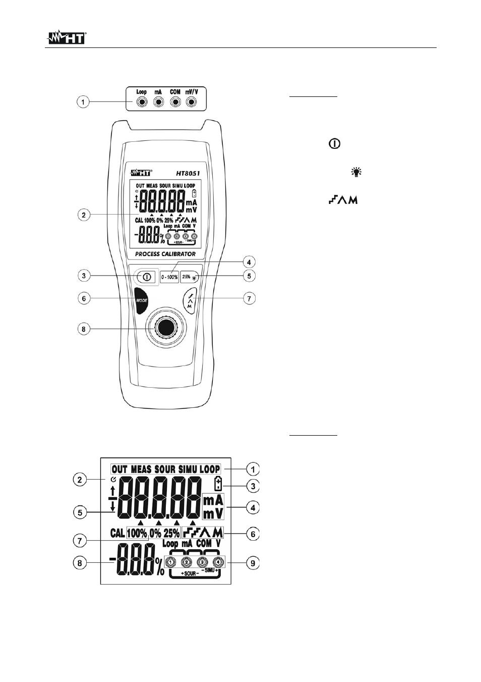 HT instruments HT8051 User Manual | Page 24 / 74