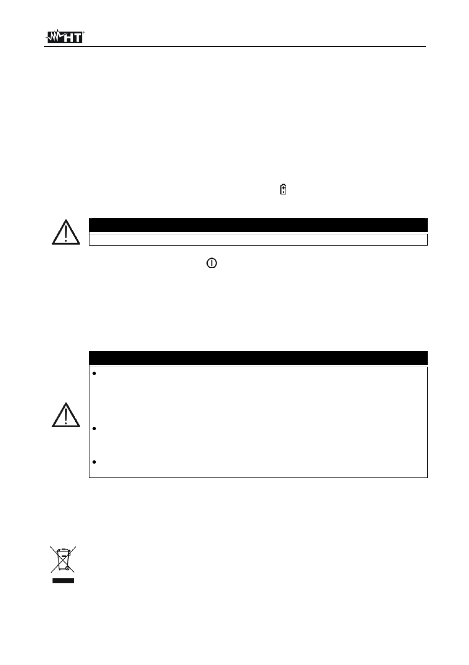 Mantenimiento, Atención | HT instruments HT8051 User Manual | Page 33 / 74