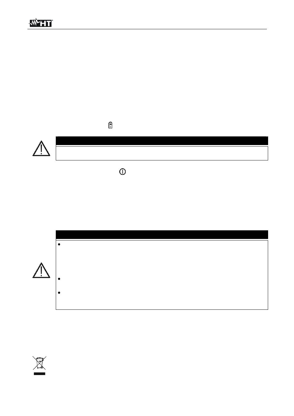 Wartung und pflege, Warnung | HT instruments HT8051 User Manual | Page 51 / 74