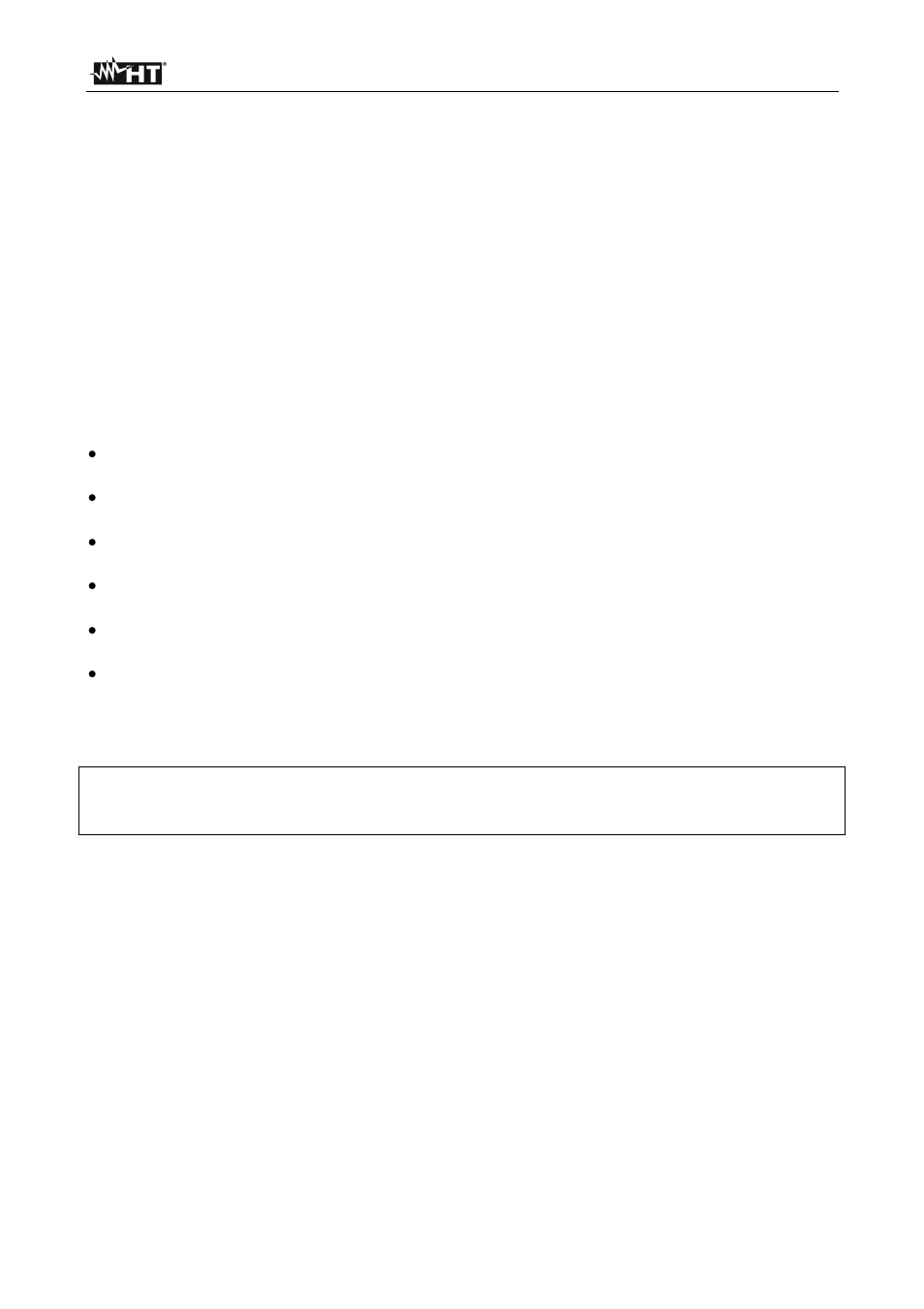 Service | HT instruments HT8051 User Manual | Page 54 / 74