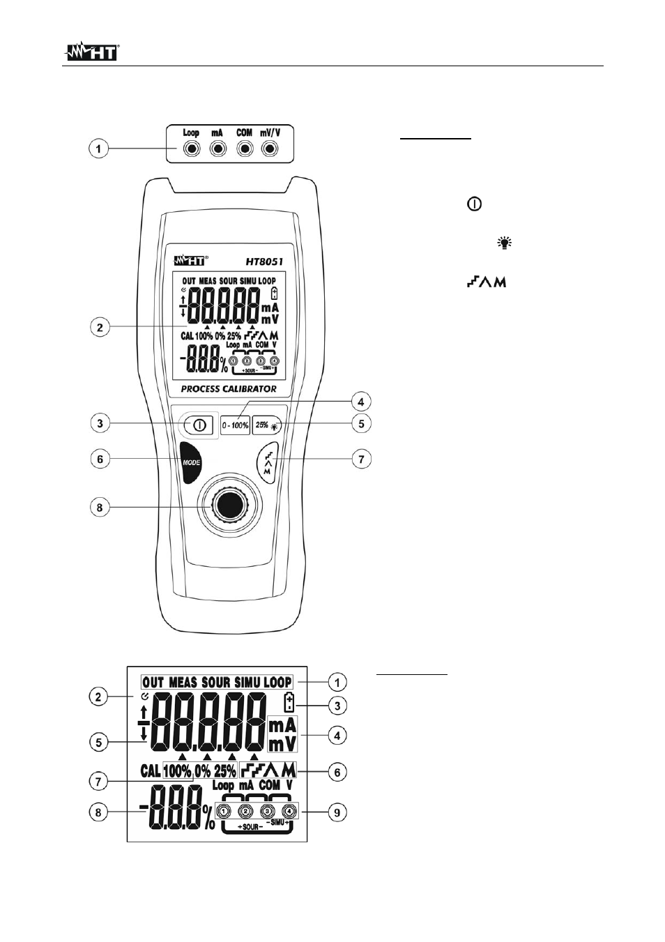 Mode d'utilisation | HT instruments HT8051 User Manual | Page 60 / 74
