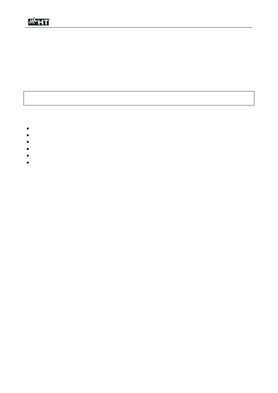 HT instruments HT8100 User Manual | Page 25 / 26