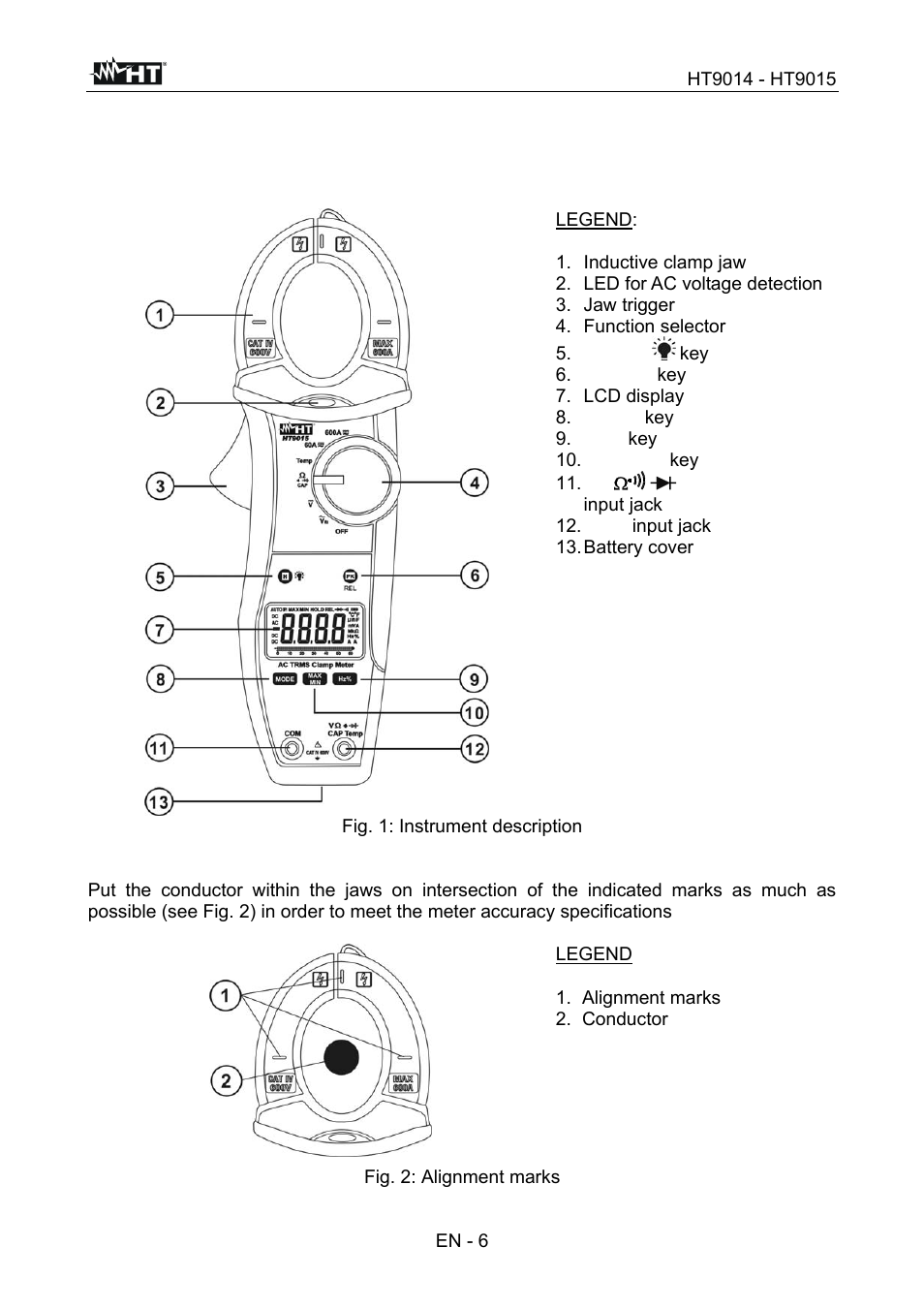 HT instruments HT9015 User Manual | Page 7 / 22