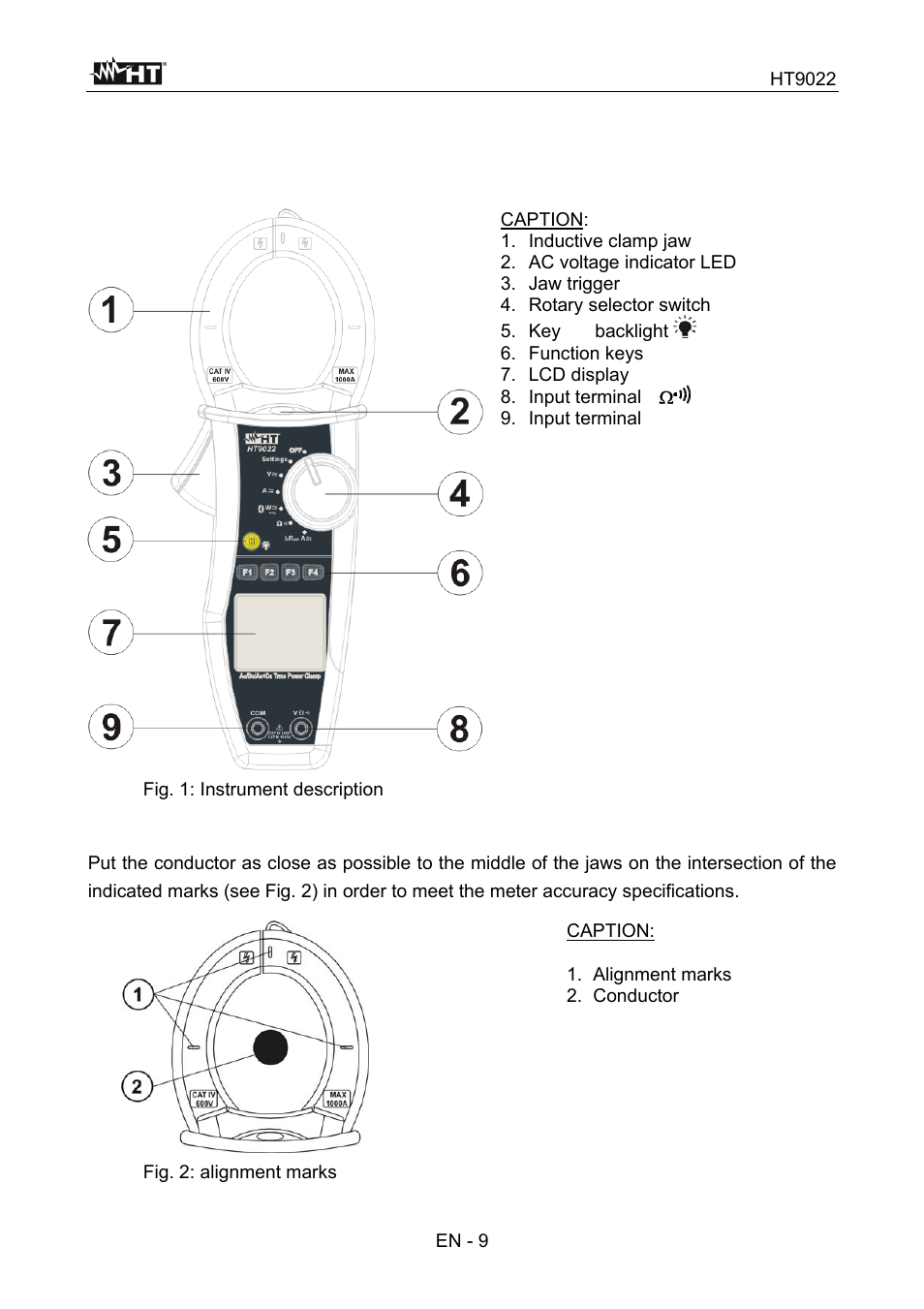 HT instruments HT9022 User Manual | Page 11 / 56