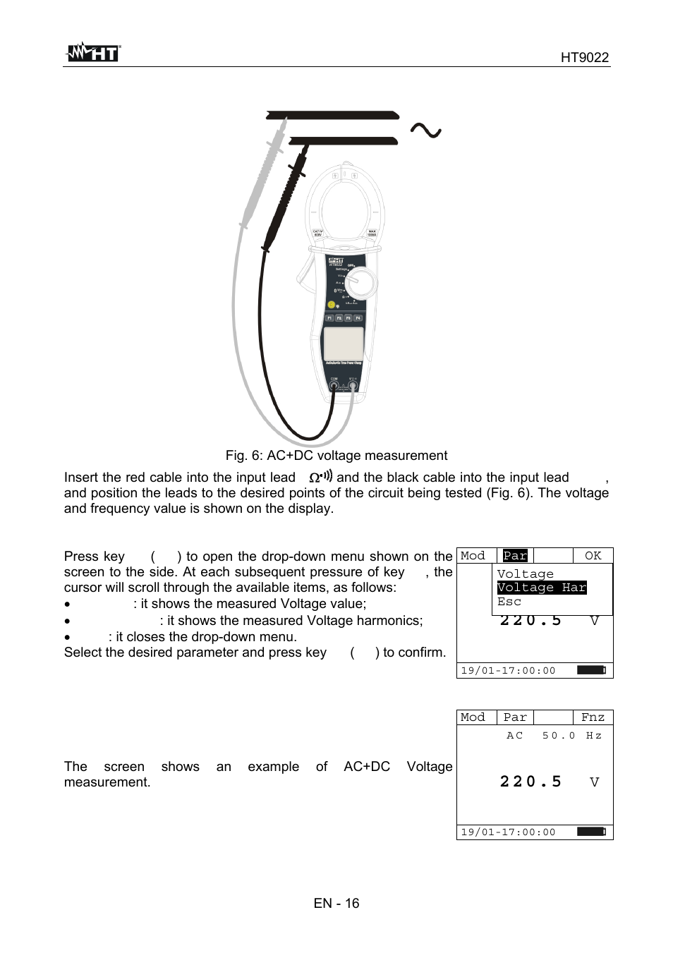 HT instruments HT9022 User Manual | Page 18 / 56