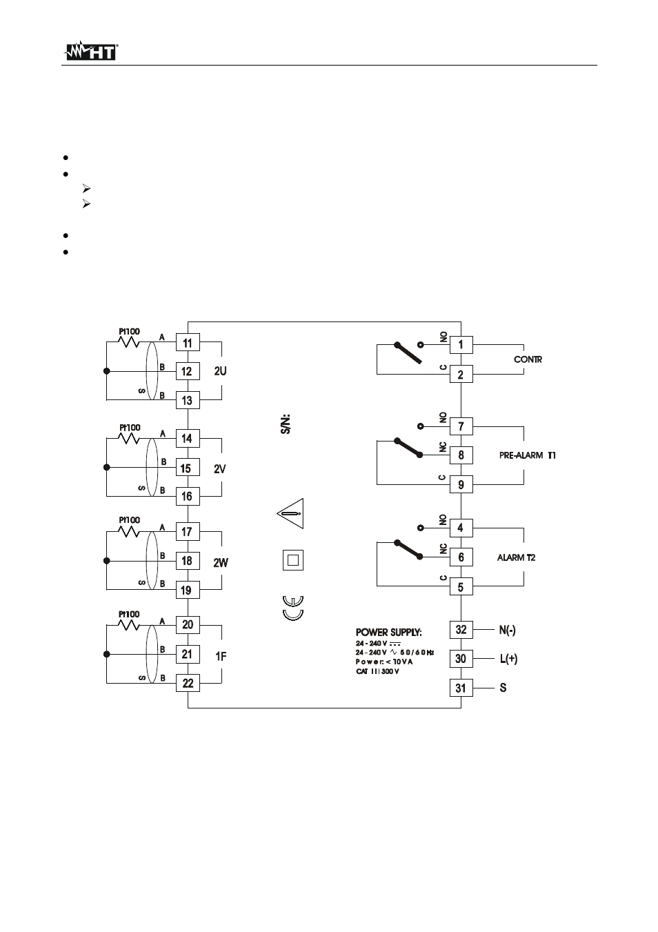 HT instruments HT950N User Manual | Page 8 / 17