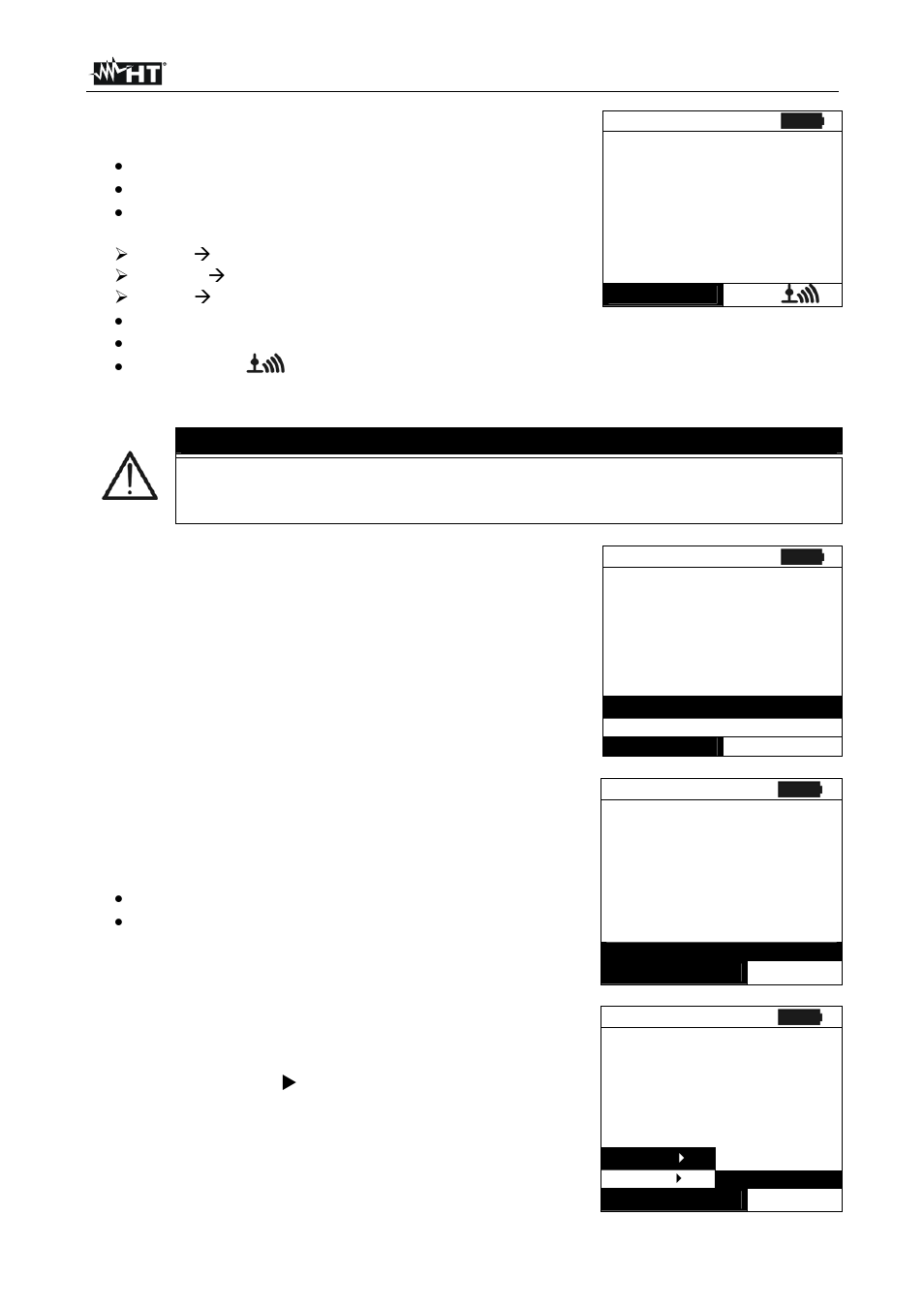 Caution, I-v400 - solar i-v | HT instruments SOLAR I-V User Manual | Page 42 / 76