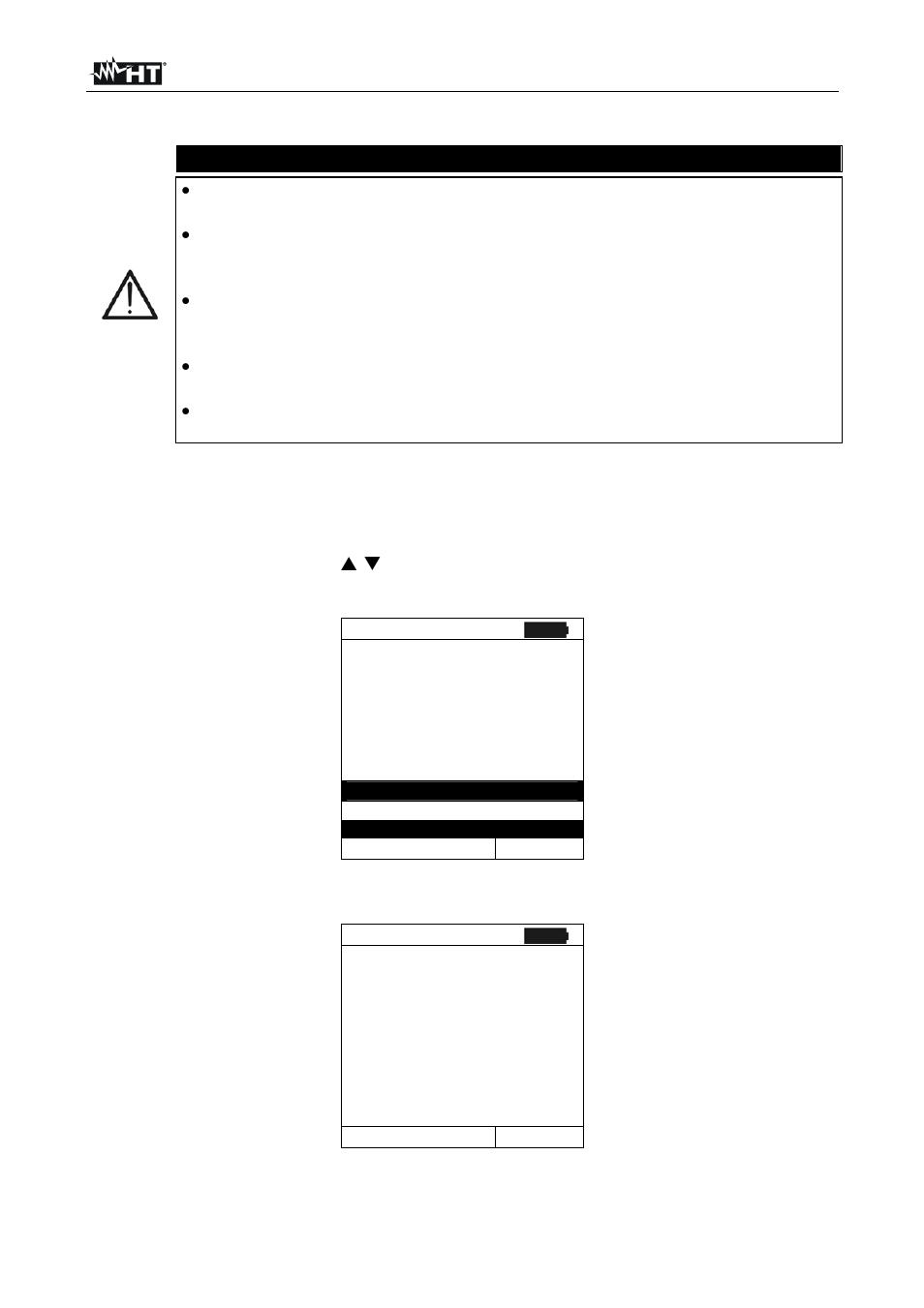 Pc – rs232, Connecting the instrument to a pc, Caution | HT instruments SOLAR I-V User Manual | Page 67 / 76