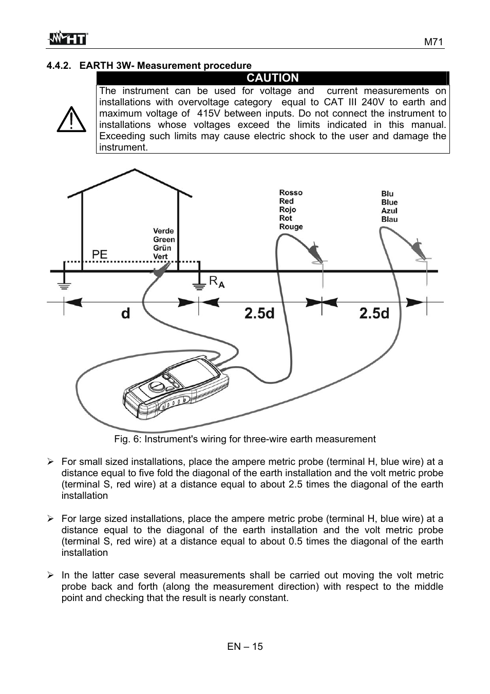 HT instruments M71 User Manual | Page 16 / 26