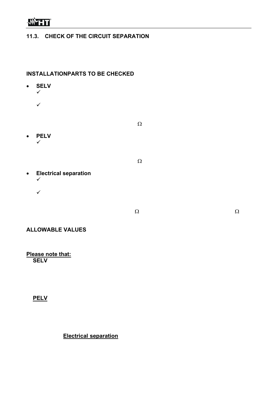 HT instruments MACROTEST 5035 User Manual | Page 71 / 80
