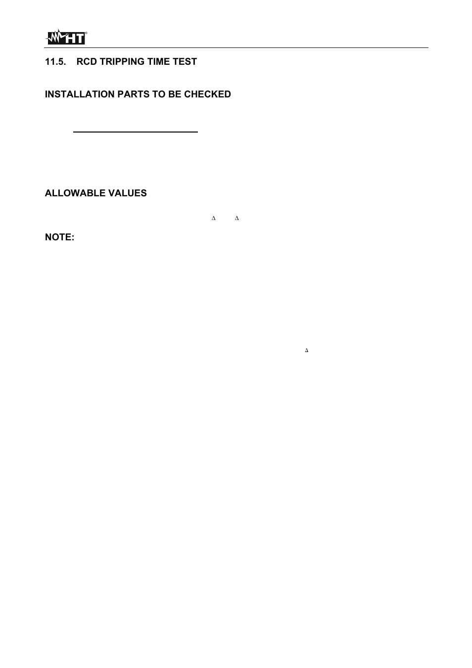HT instruments MACROTEST 5035 User Manual | Page 74 / 80
