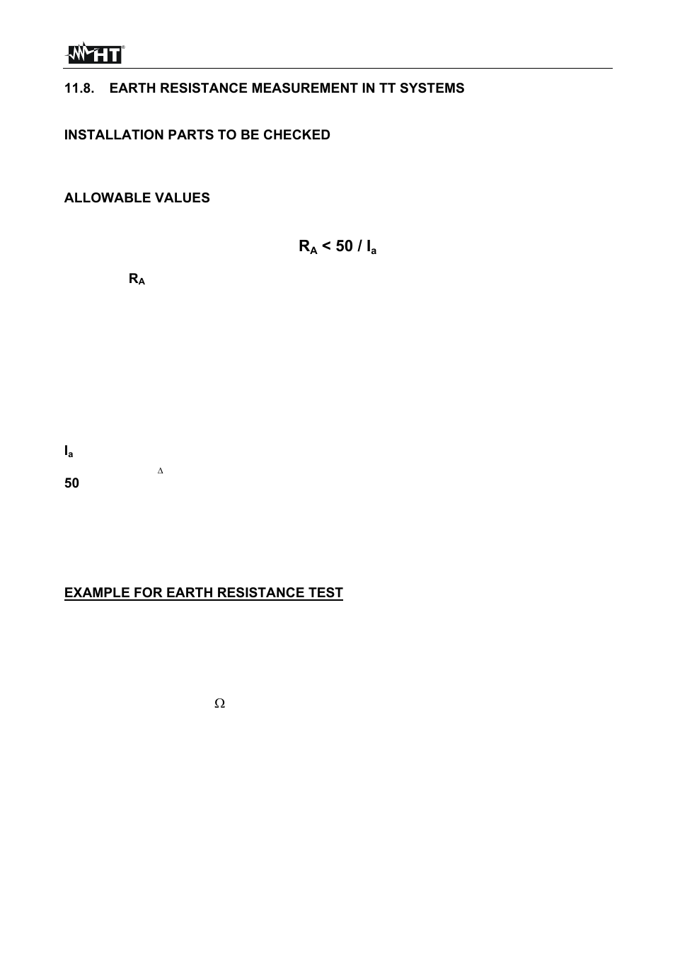 50 / i | HT instruments MACROTEST 5035 User Manual | Page 76 / 80