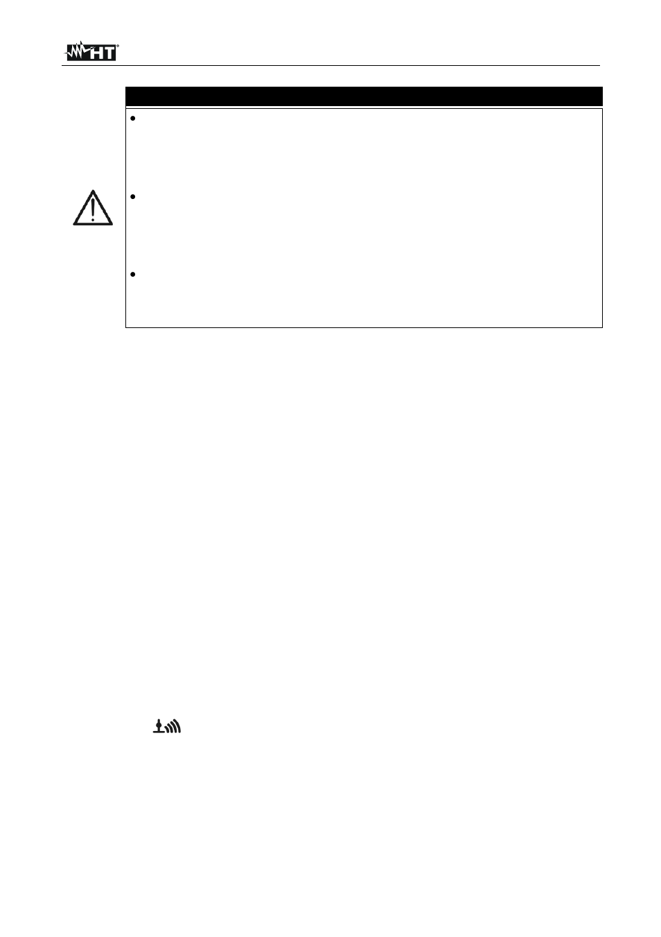 Attention | HT instruments MPP300 User Manual | Page 102 / 114