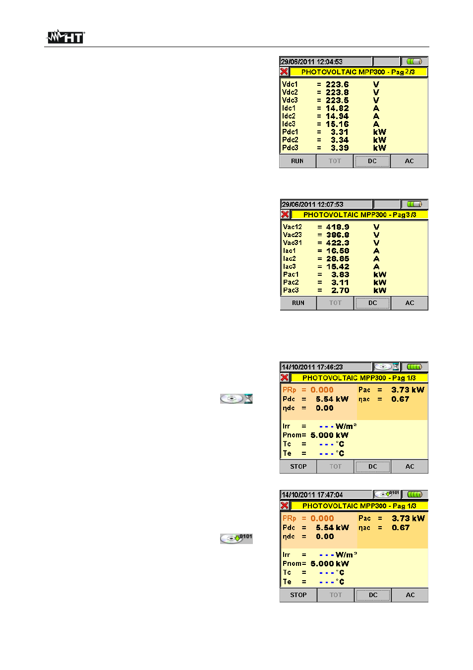 HT instruments MPP300 User Manual | Page 104 / 114