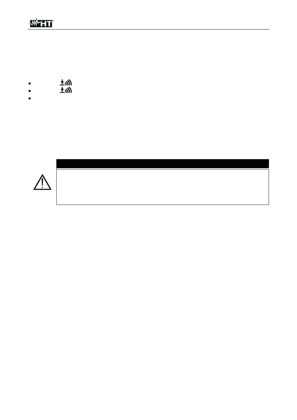 Caution | HT instruments MPP300 User Manual | Page 13 / 114