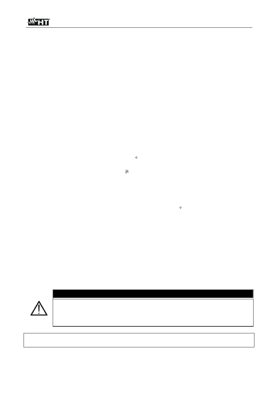 Atención | HT instruments MPP300 User Manual | Page 53 / 114