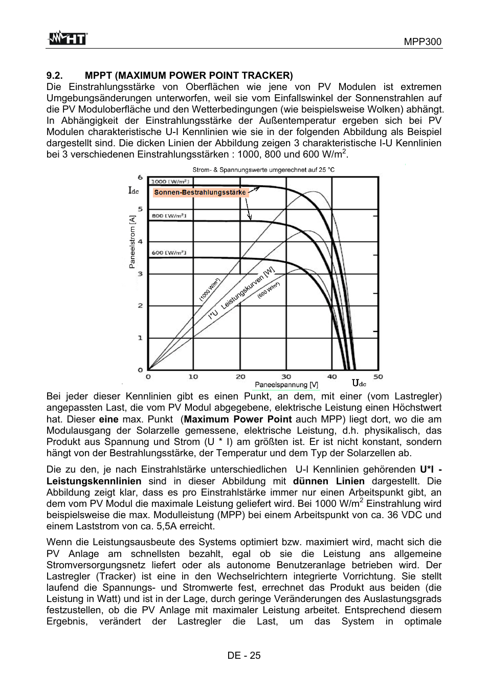 HT instruments MPP300 User Manual | Page 83 / 114