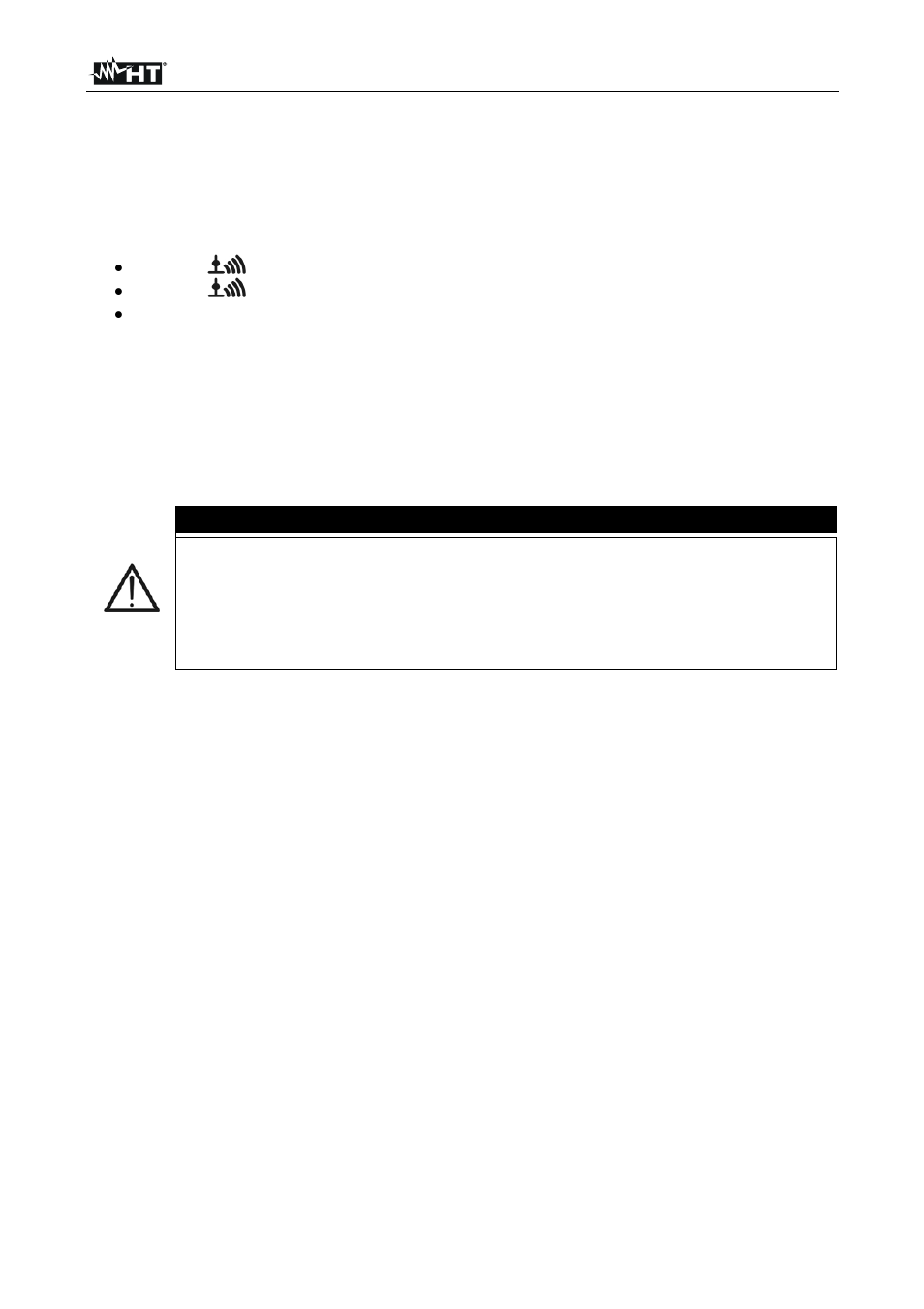 Attention | HT instruments MPP300 User Manual | Page 97 / 114