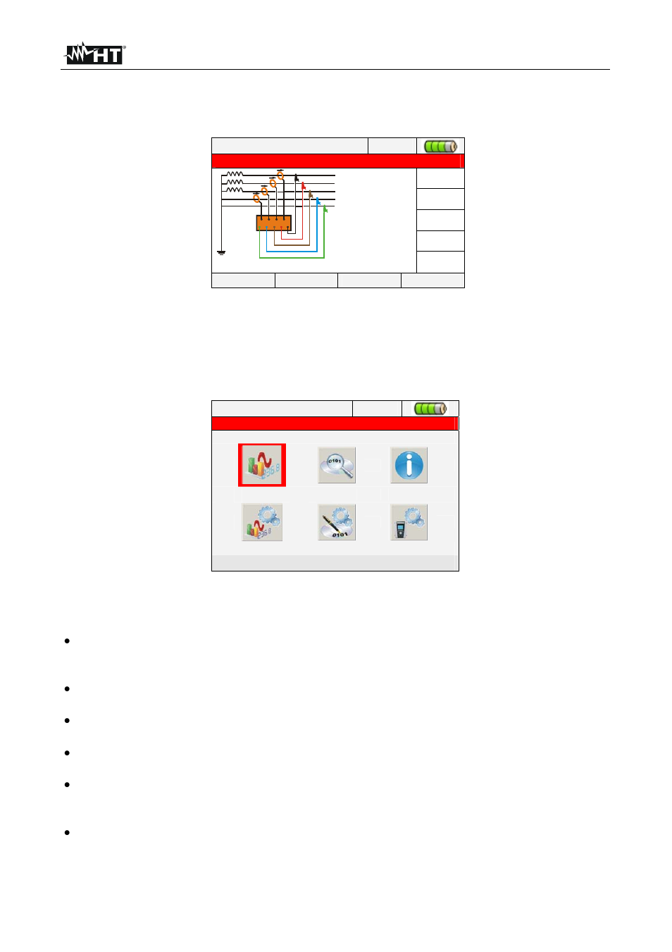 General menu | HT instruments PQA824 User Manual | Page 12 / 144