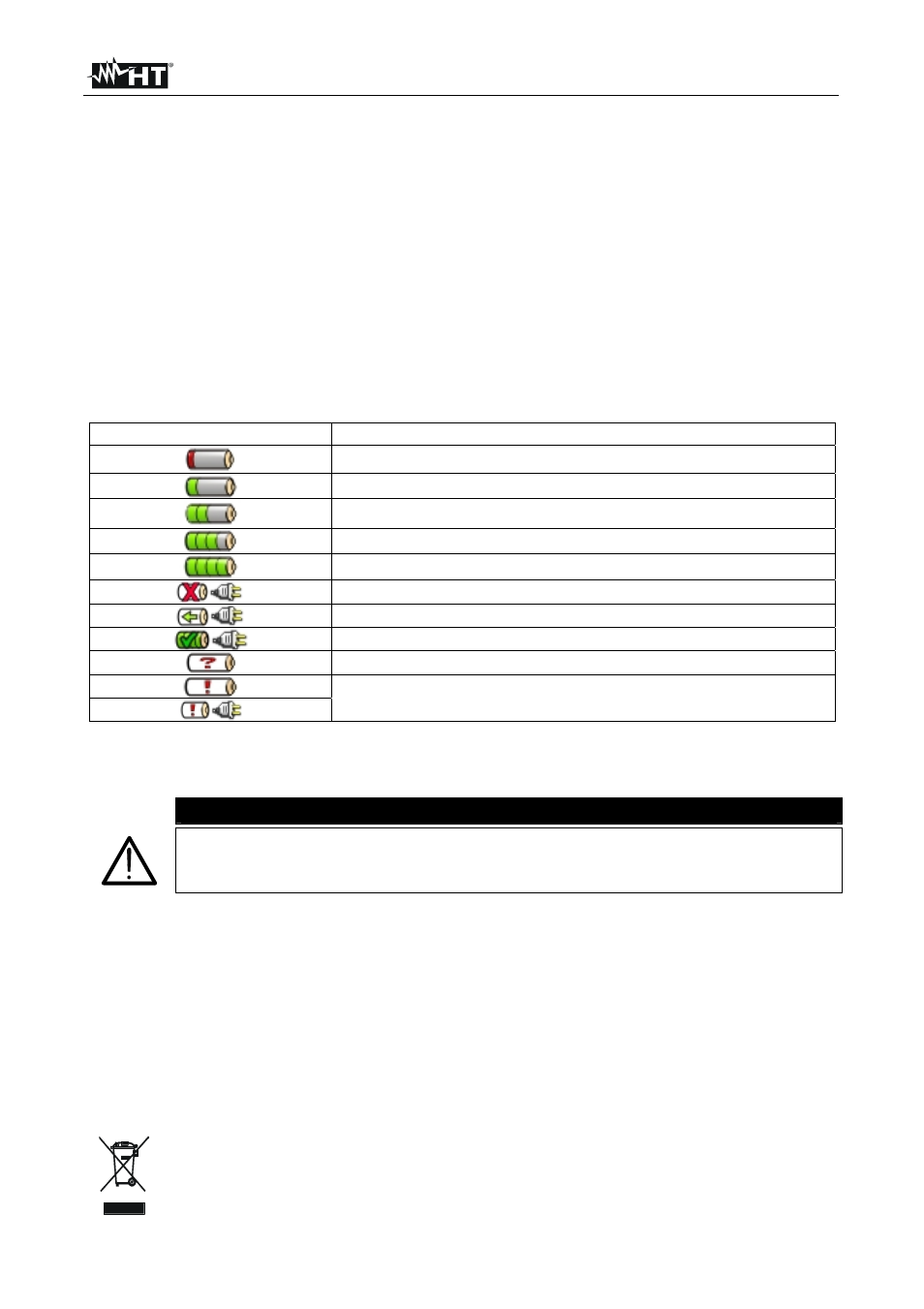 Maintenance, Caution | HT instruments PQA824 User Manual | Page 125 / 144