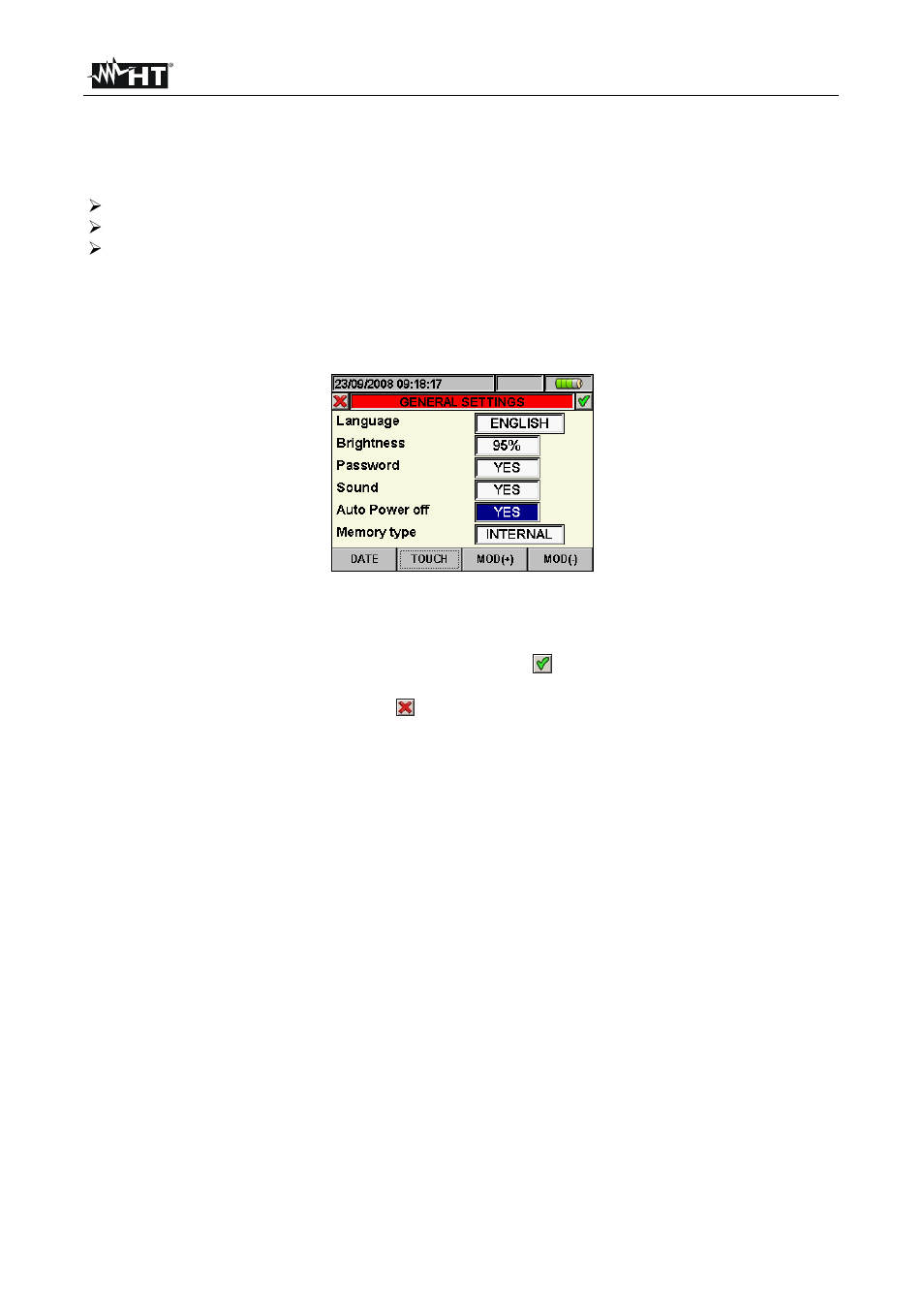 HT instruments PQA824 User Manual | Page 17 / 144