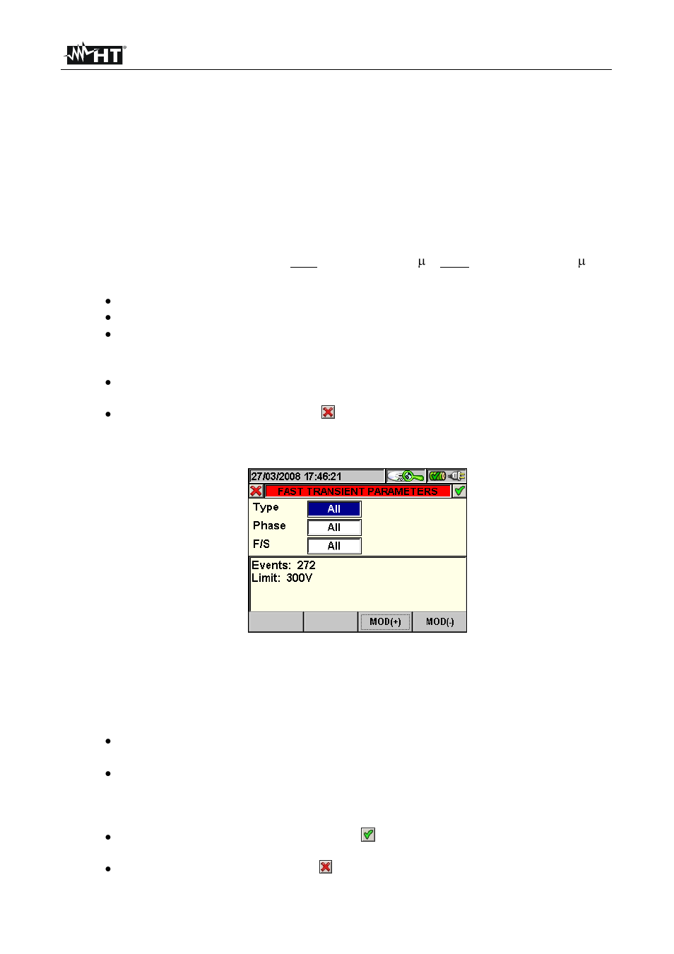 HT instruments PQA824 User Manual | Page 79 / 144