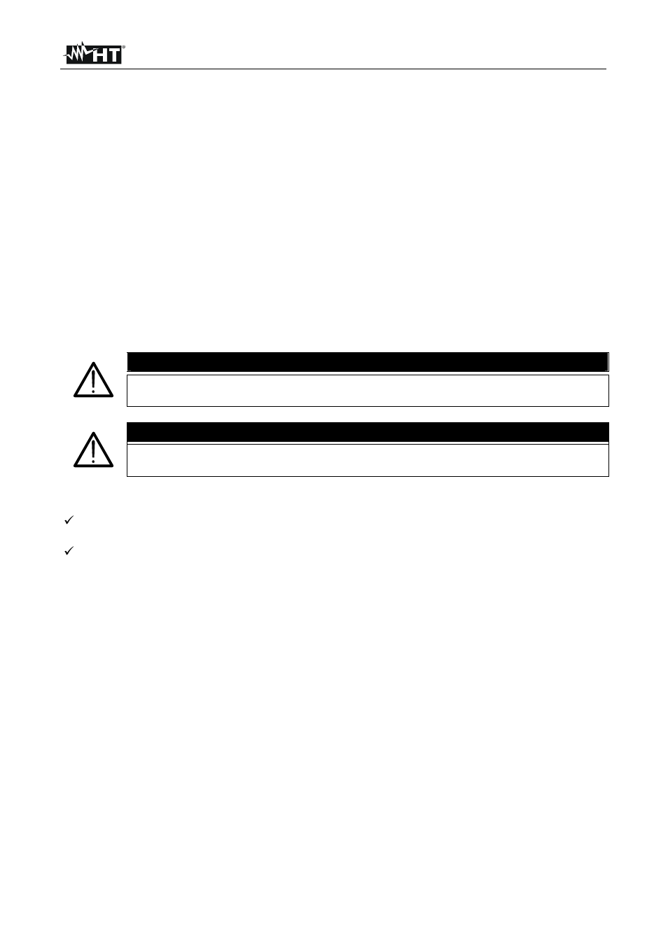 Prepare to use, Caution | HT instruments PQA824 User Manual | Page 8 / 144