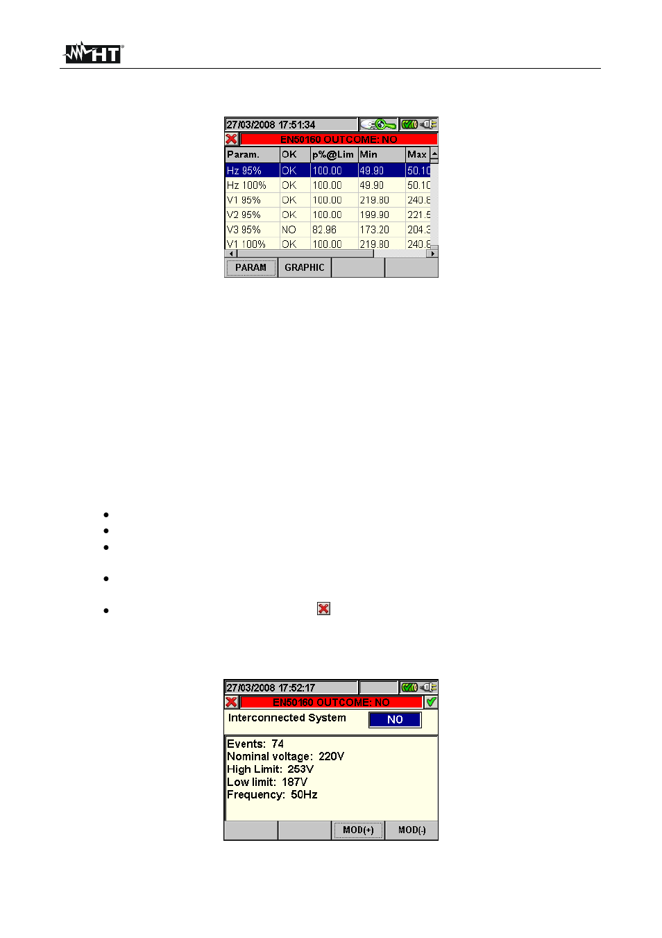 HT instruments PQA824 User Manual | Page 82 / 144