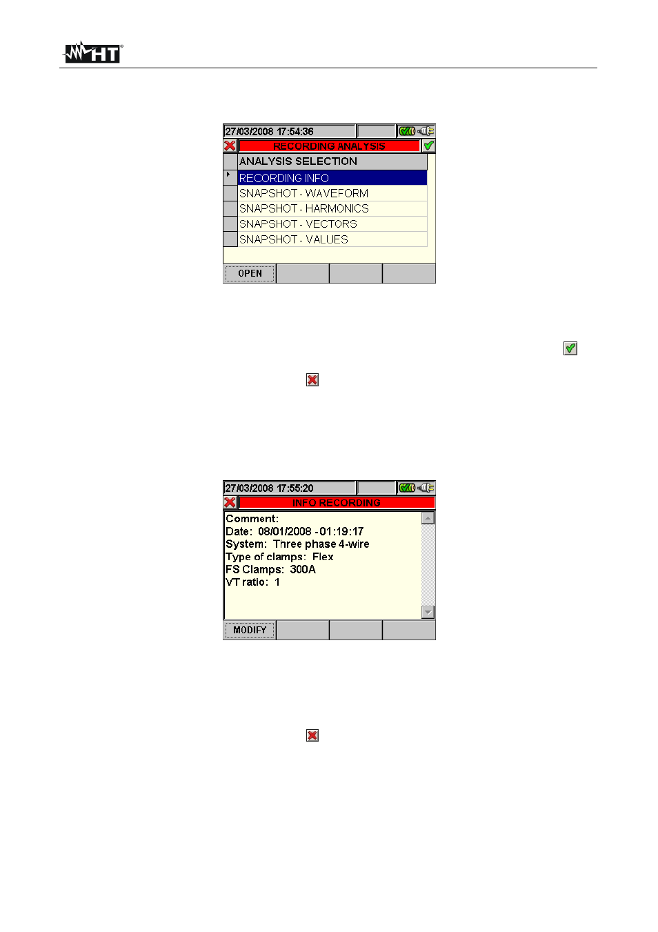 HT instruments PQA824 User Manual | Page 86 / 144