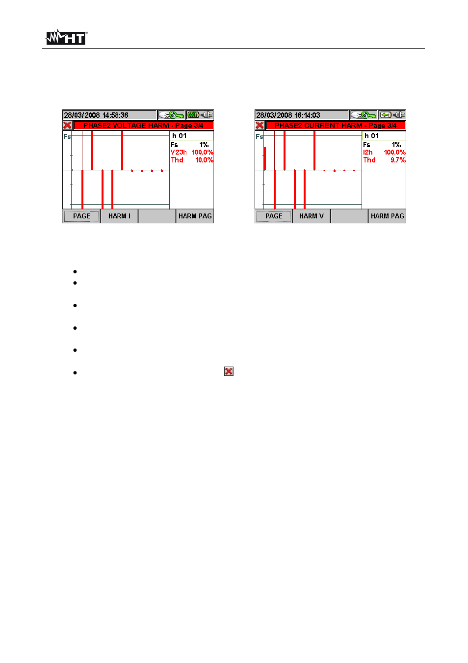 HT instruments PQA824 User Manual | Page 98 / 144