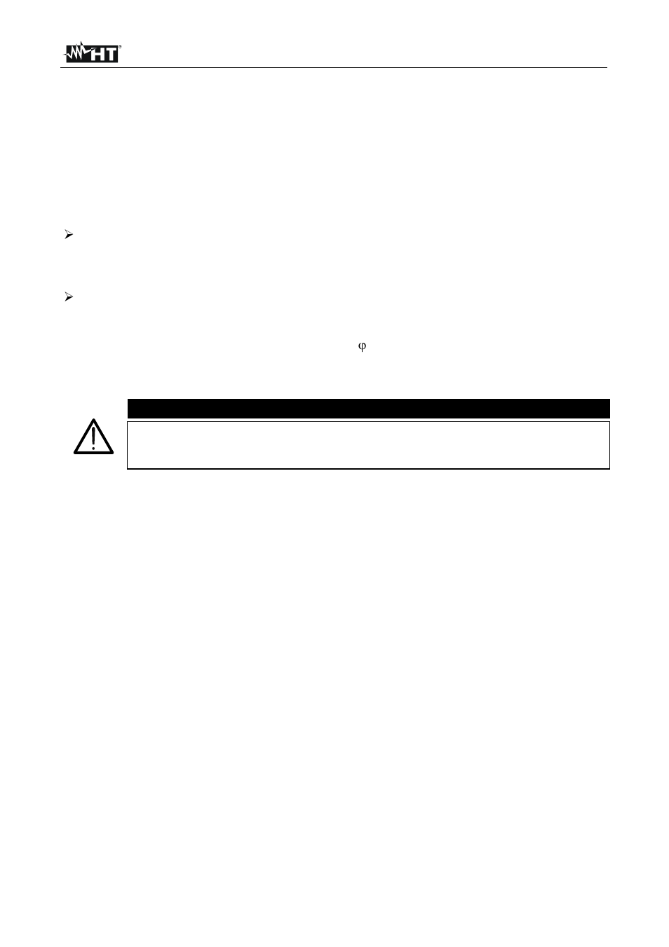 General description, Caution | HT instruments PQA820 User Manual | Page 6 / 32
