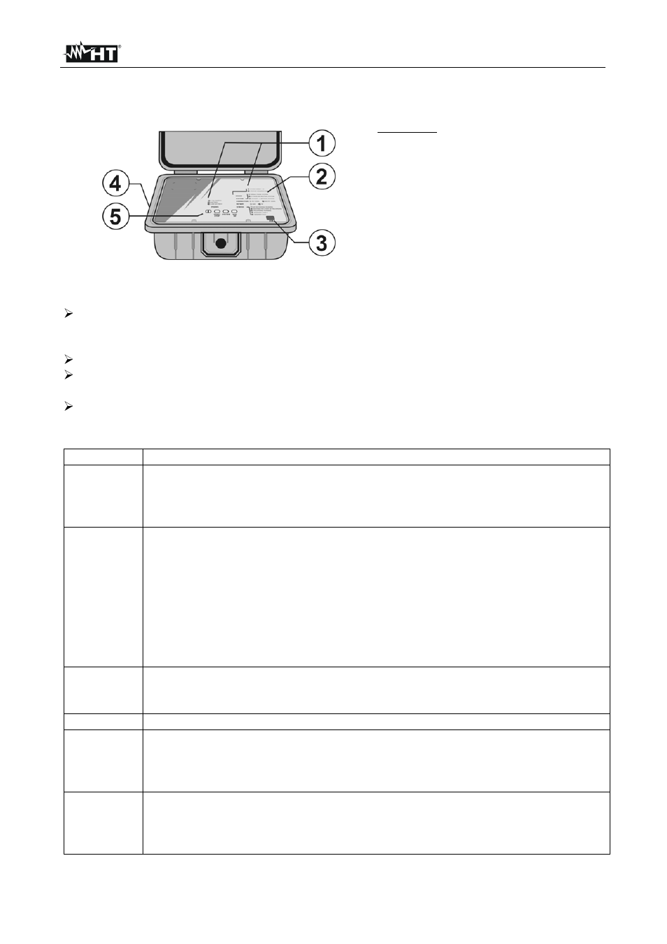 HT instruments PQA820 User Manual | Page 8 / 32