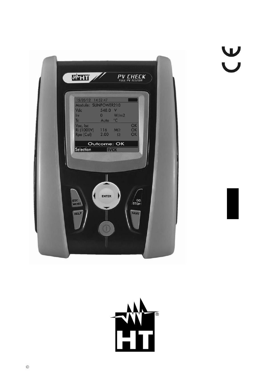 HT instruments PVCHECK User Manual | 68 pages