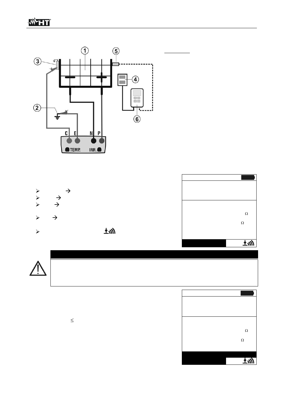Caution, Pvcheck | HT instruments PVCHECK User Manual | Page 37 / 68