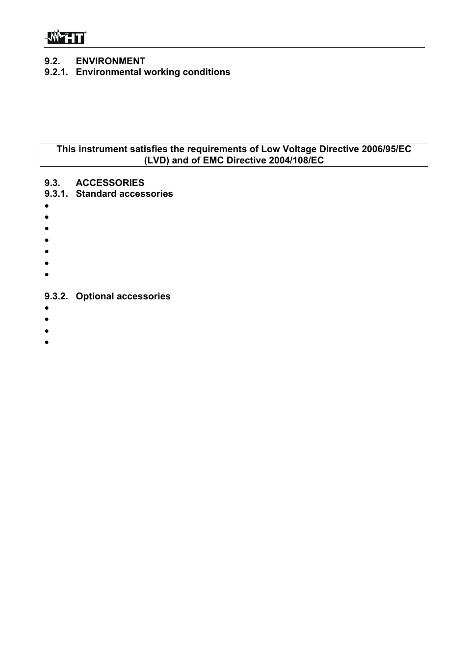 HT instruments SIRIUS87 User Manual | Page 71 / 88