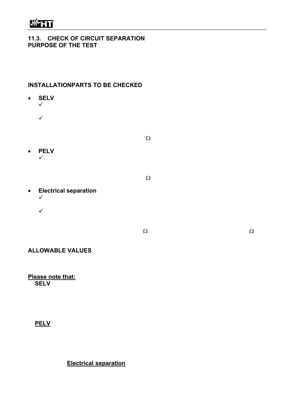 HT instruments SIRIUS87 User Manual | Page 77 / 88