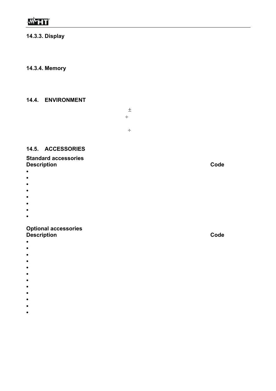 HT instruments SIRIUS89N User Manual | Page 106 / 132