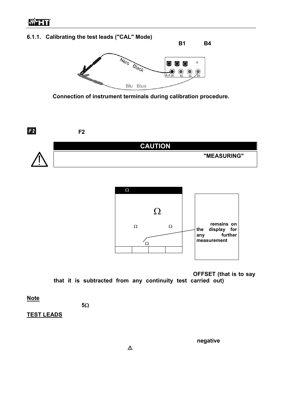 Caution | HT instruments SIRIUS89N User Manual | Page 16 / 132