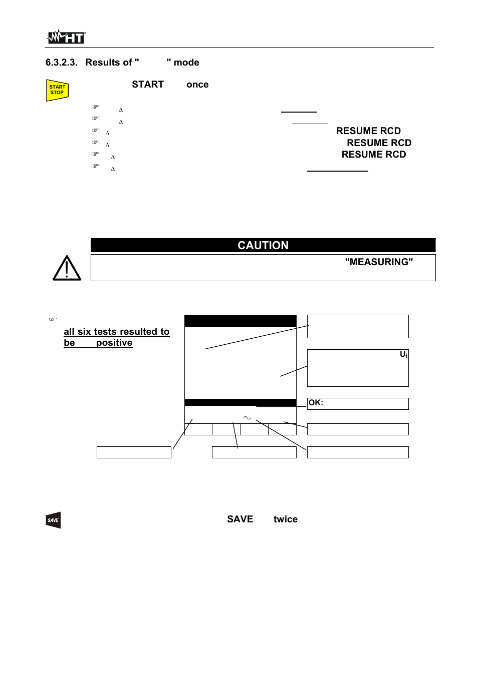 Caution | HT instruments SIRIUS89N User Manual | Page 31 / 132