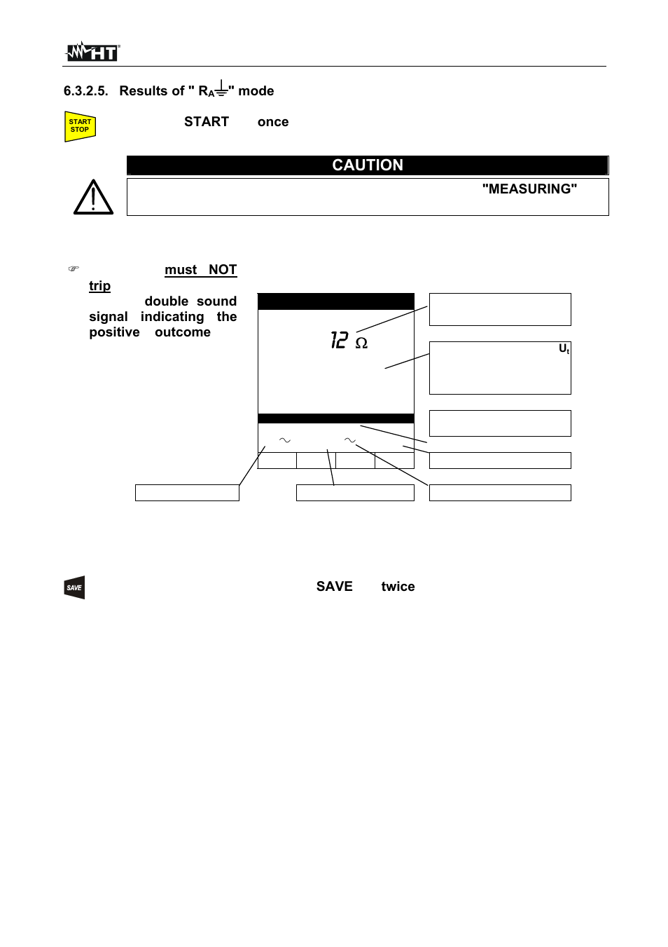Caution | HT instruments SIRIUS89N User Manual | Page 33 / 132