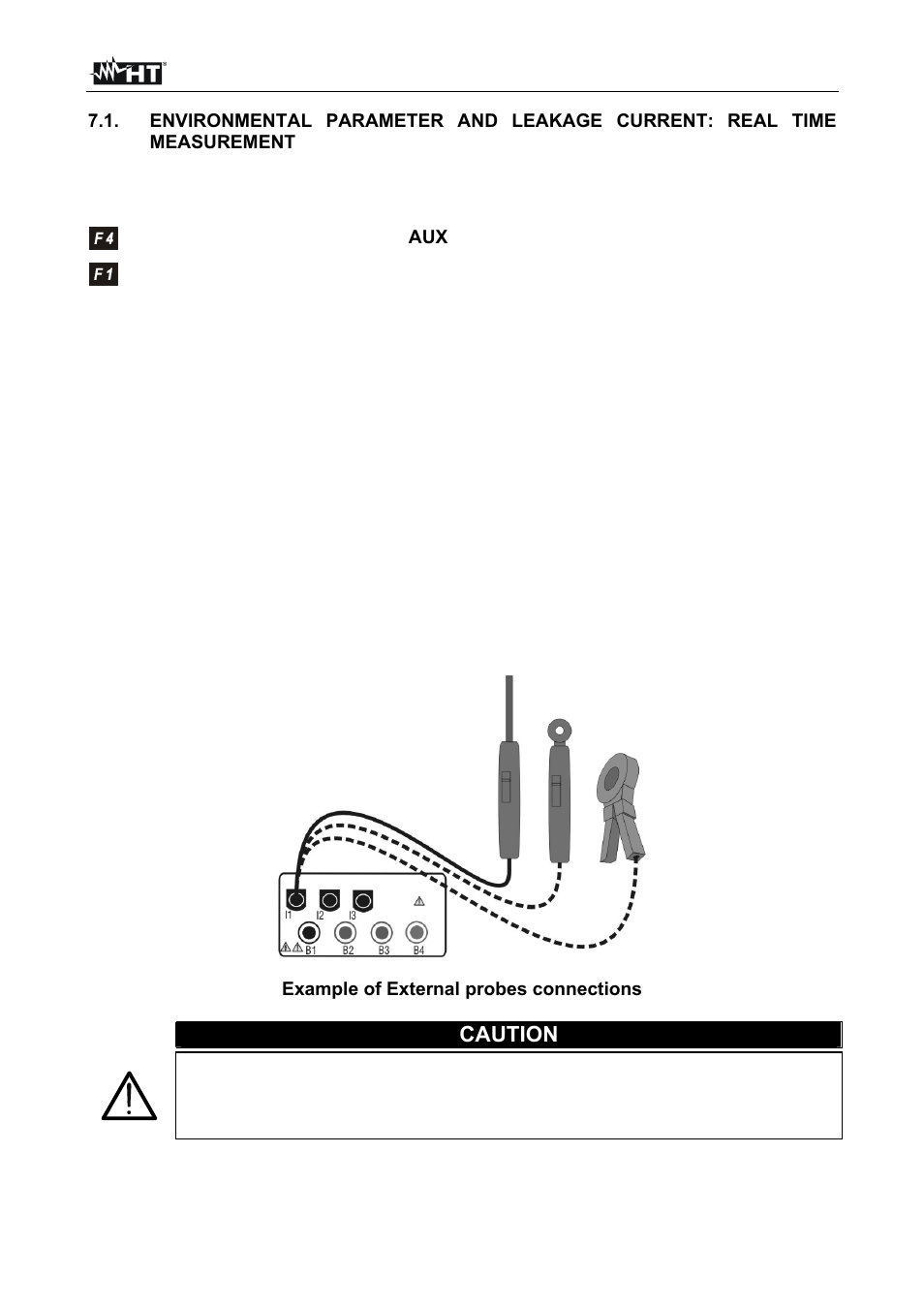 Caution | HT instruments SIRIUS89N User Manual | Page 58 / 132